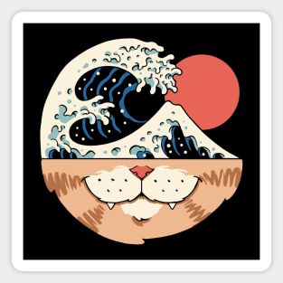 Great Neko Wave Magnet